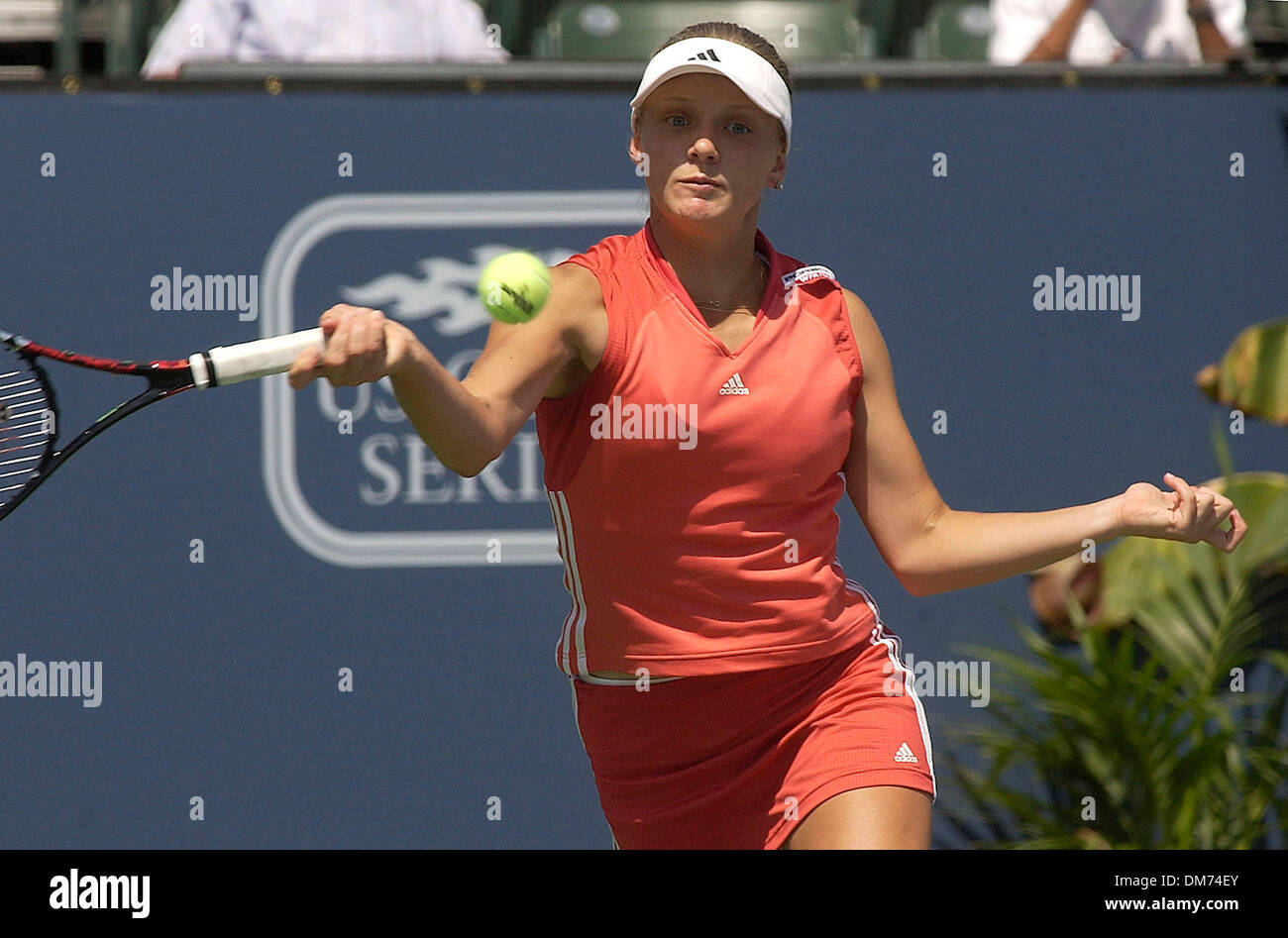 August 11, 2005; Carson, CA, USA; WTA pro ANNA CHAKVETADZE during the JPMorgan Chase Open at the Home Depot Center. Mandatory Credit: Photo by Vaughn Youtz/ZUMA Press. (©) Copyright 2005 by Vaughn Youtz. Stock Photo