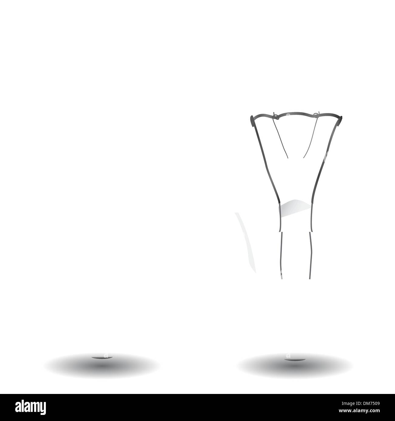 energy saving green lightbulb and classic lightbulb Stock Vector