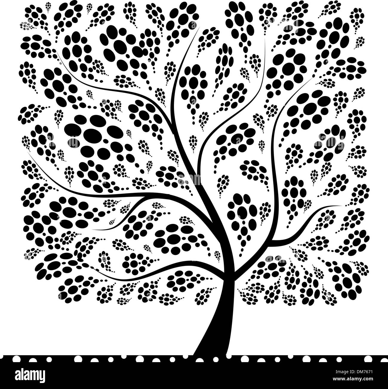 Art tree beautiful for your design Stock Vector Image & Art - Alamy