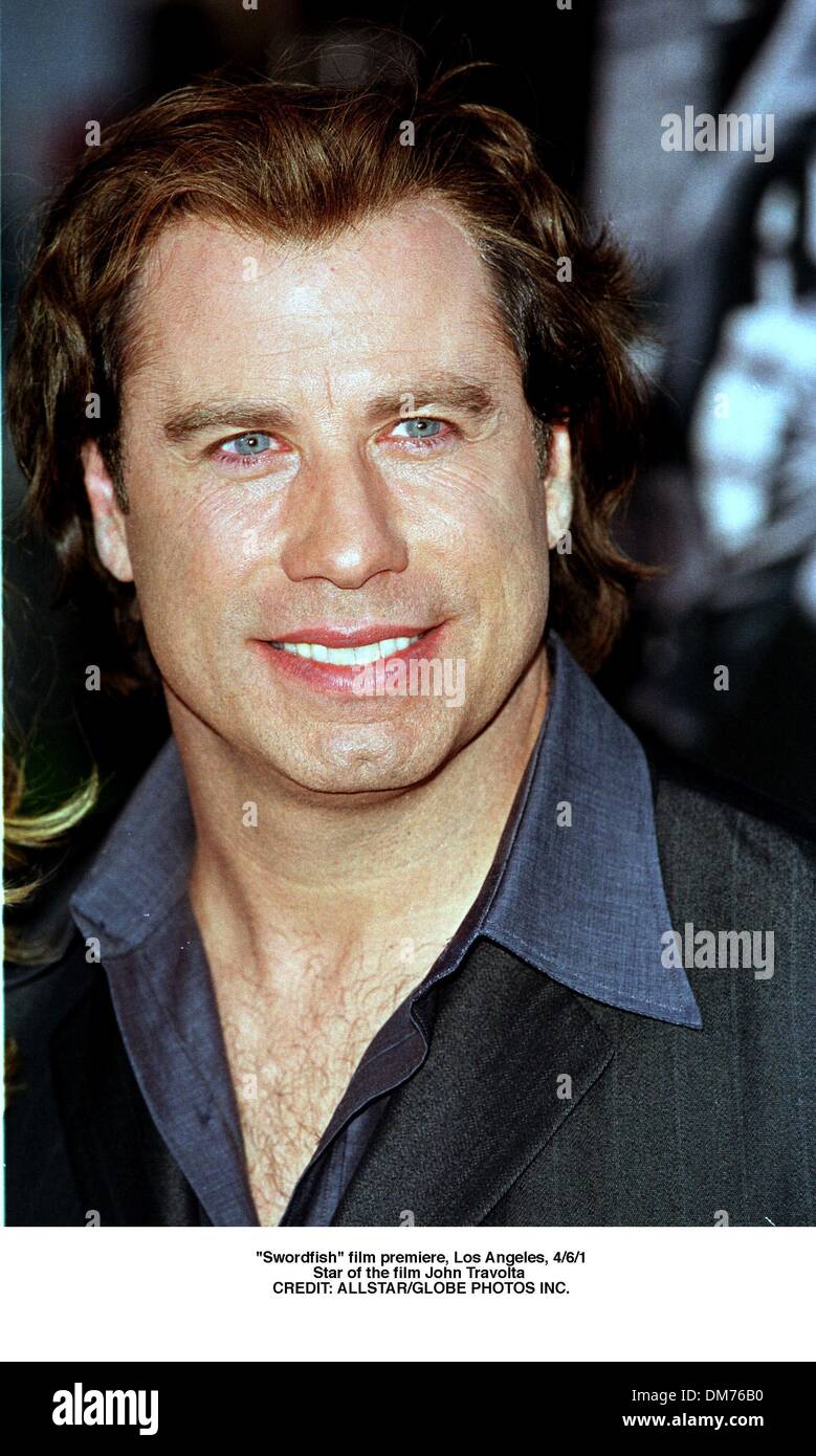 ''Swordfish'' film premiere, Los Angeles, 4/6/1.Star of the film John