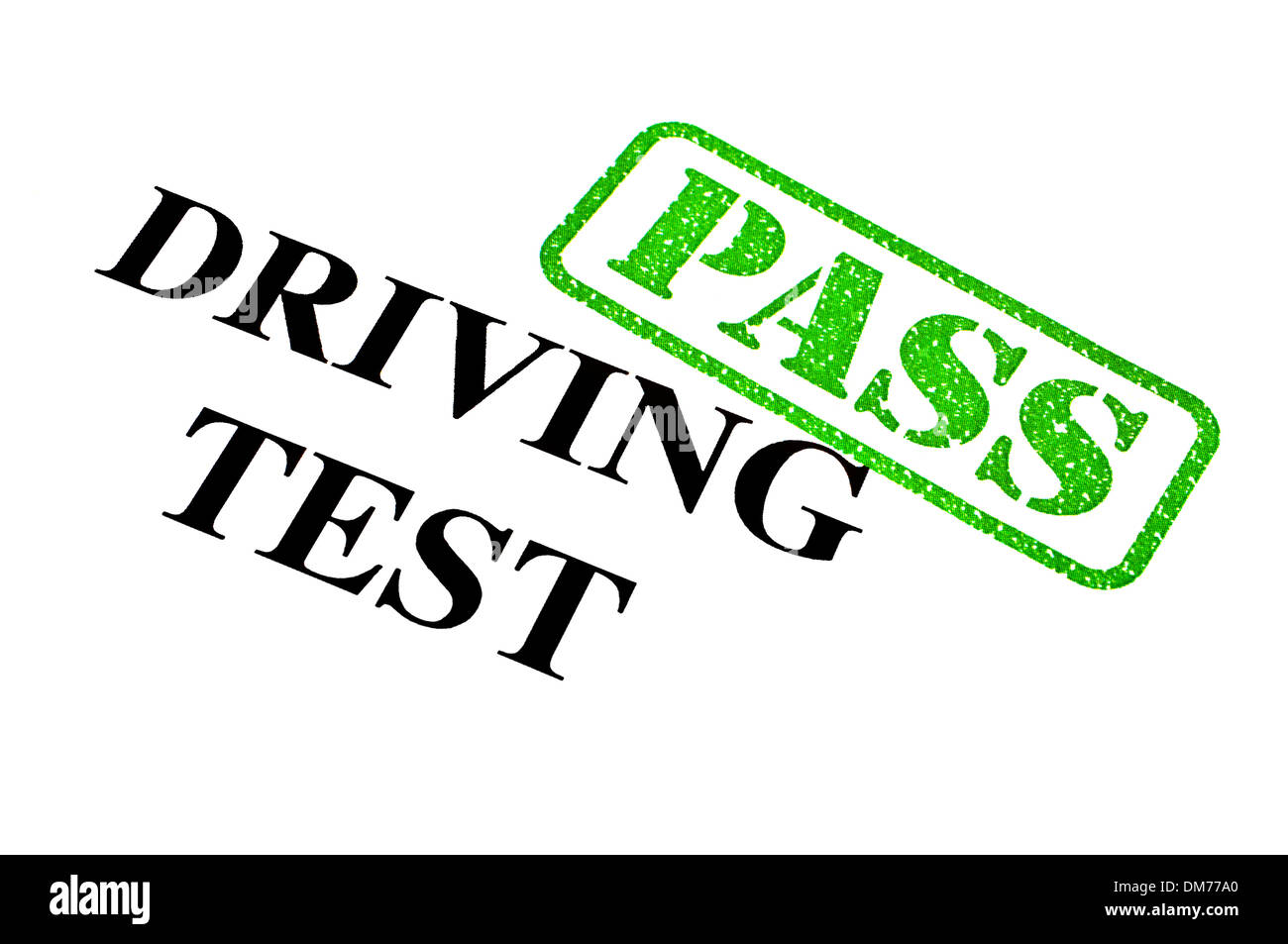 Passing your Driving Test. Stock Photo