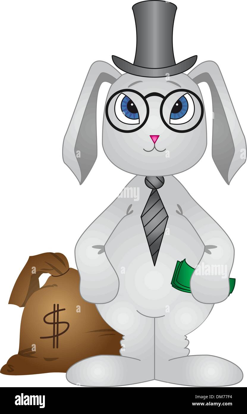 Male rabbit Stock Vector Images - Alamy