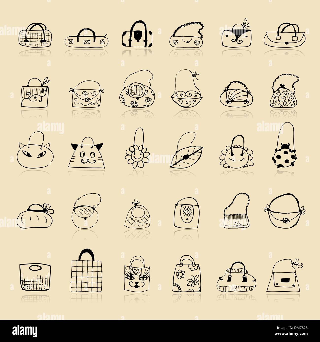 Bag Drawing Technical Vector Images (over 170)