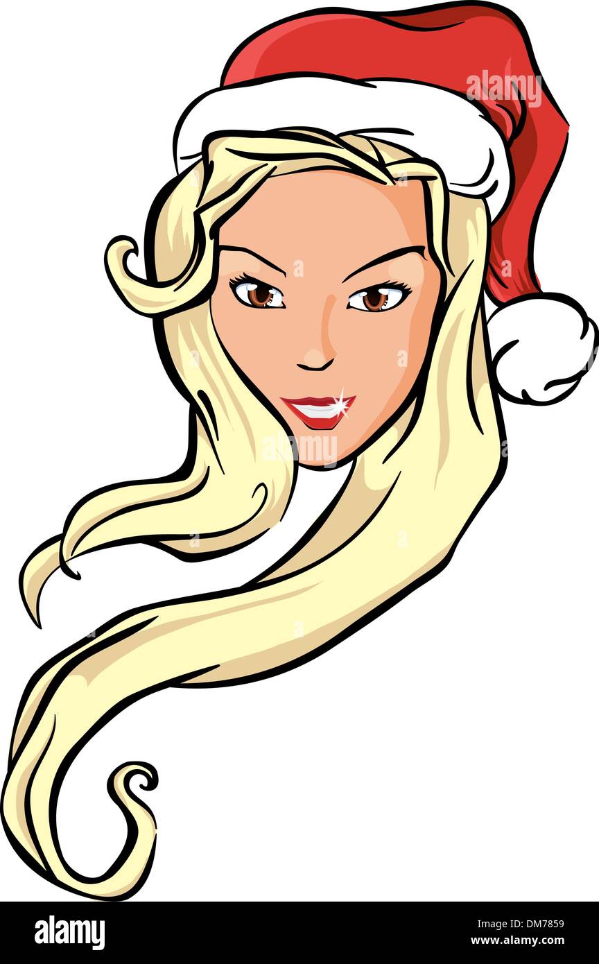 Girl with cap Stock Vector Images - Alamy