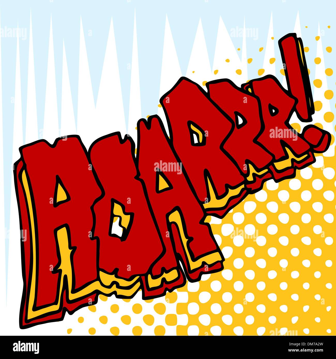 Angry Roar Sound Effect Text Stock Vector Image & Art - Alamy