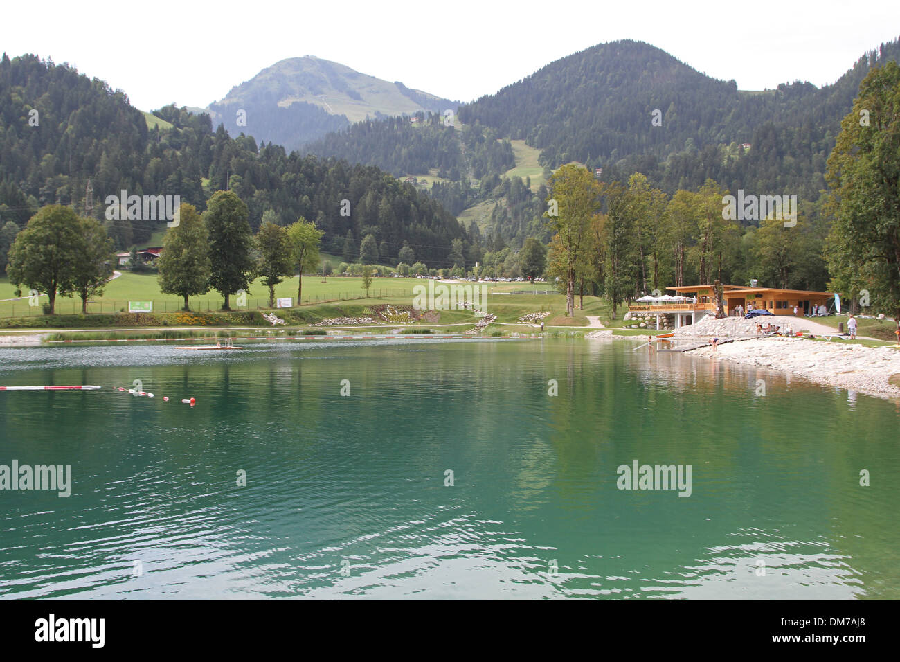 Ahornsee Lake in Soll, Austria Stock Photo
