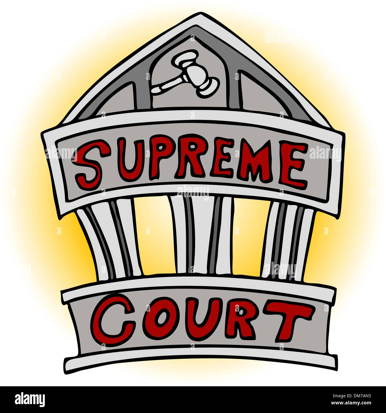Supreme Court Stock Vector