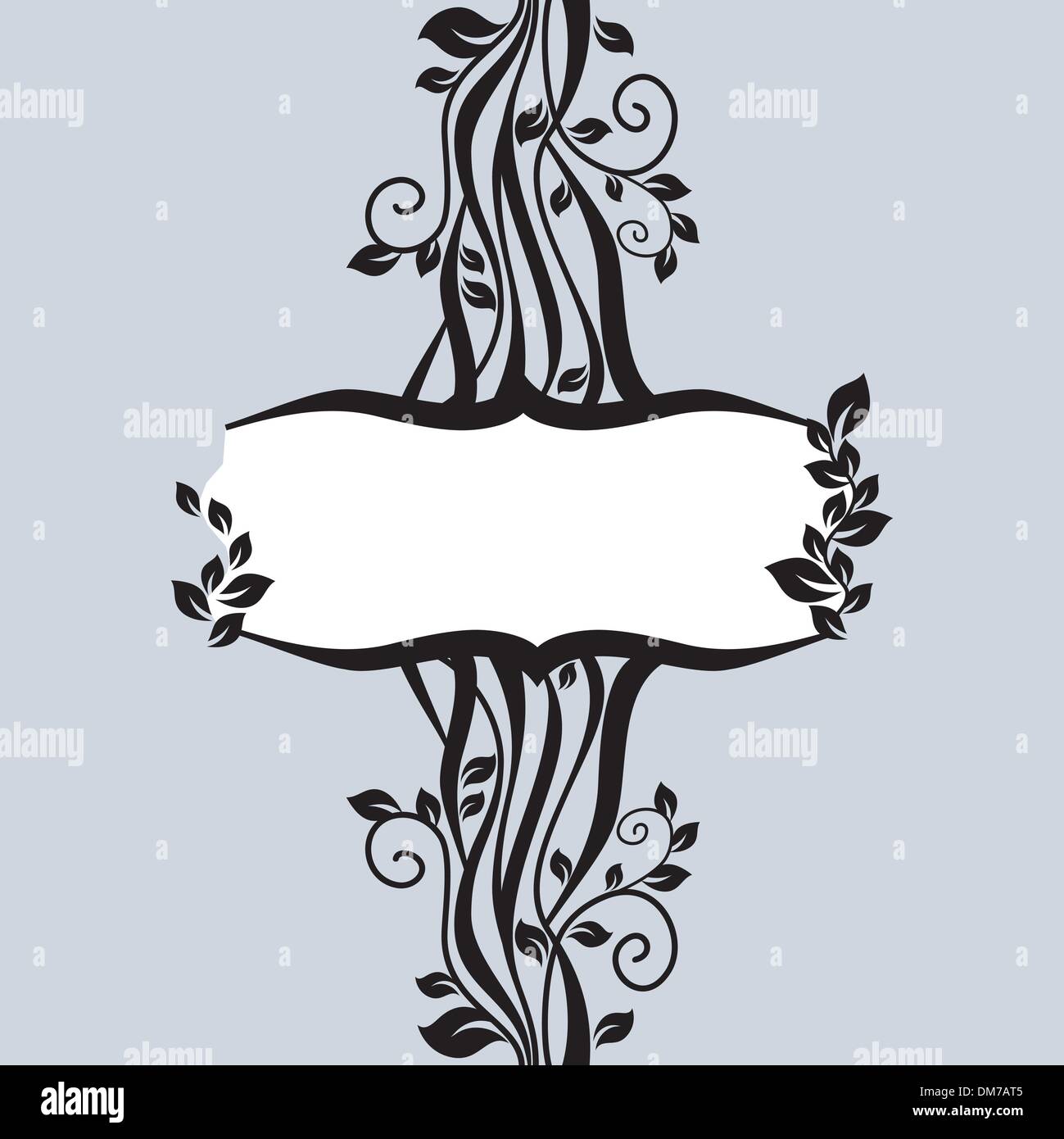 floral frame illustration Stock Vector Image & Art - Alamy