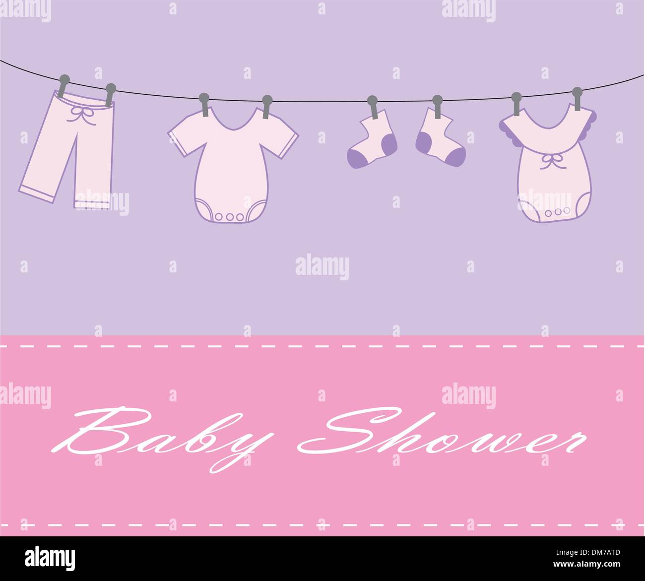 Baby shower clipart hires stock photography and images Alamy