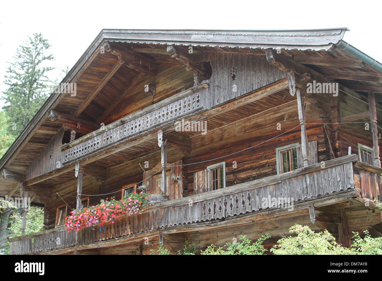 The oldest building in Soll, Austria Stock Photo
