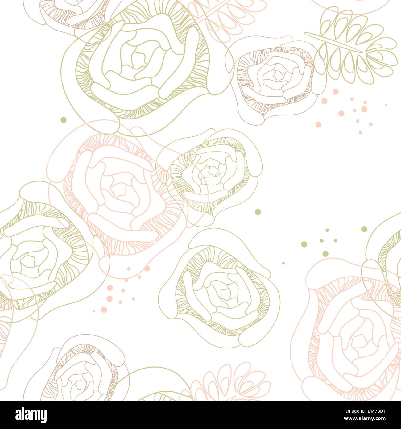 seamless romantic wallpaper Stock Vector Image & Art - Alamy