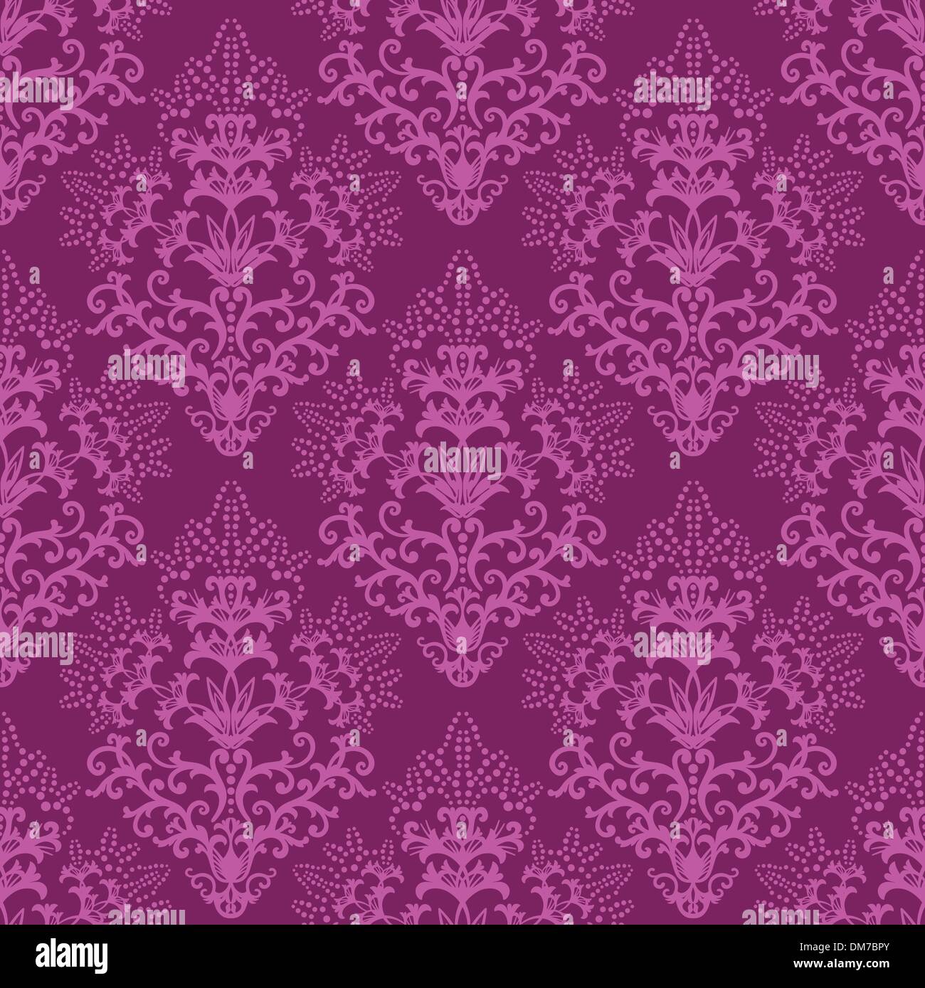 Seamless floral wallpaper hires stock photography and images Alamy