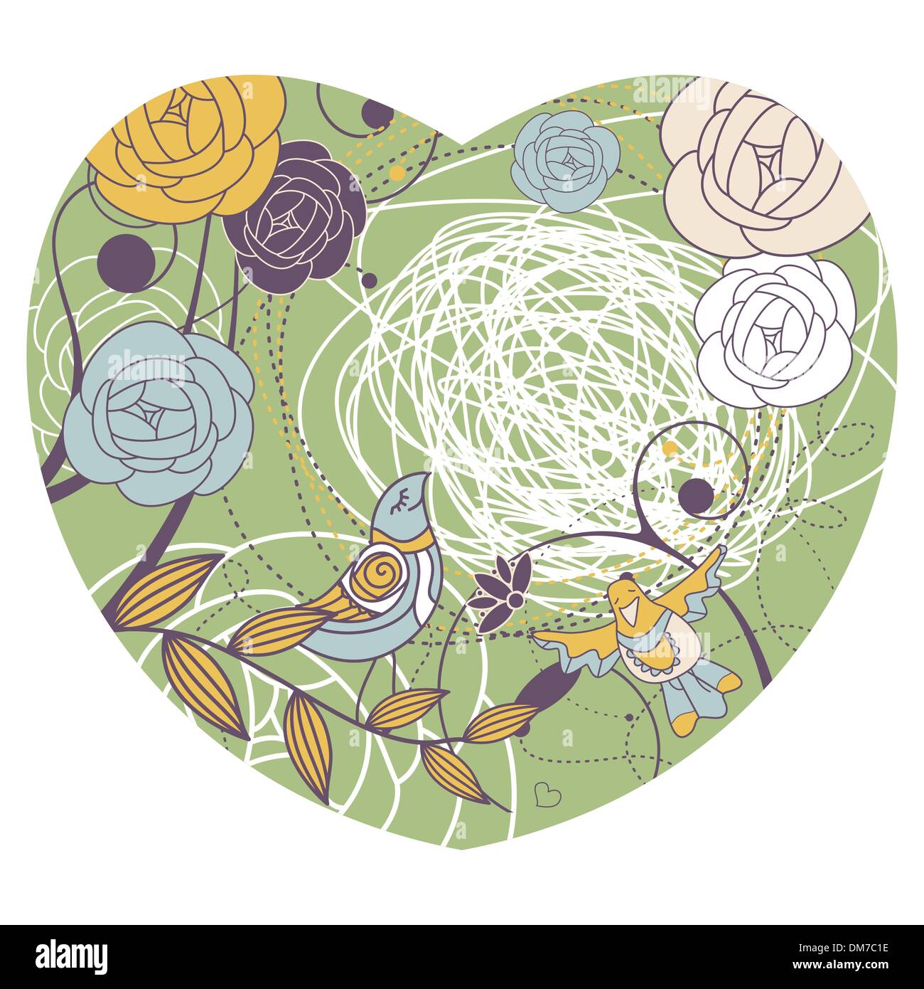 abstract vector floral background Stock Vector Image & Art - Alamy