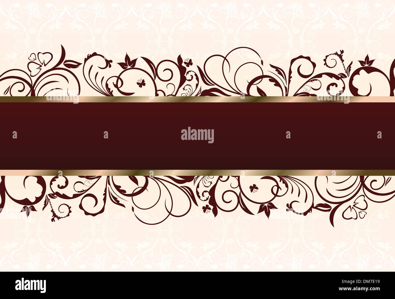 Floral greeting card Stock Vector Image & Art Alamy