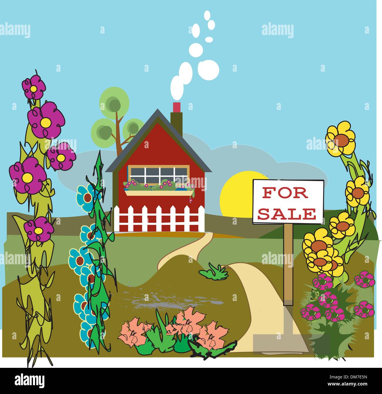 house for sale Stock Vector Image & Art Alamy