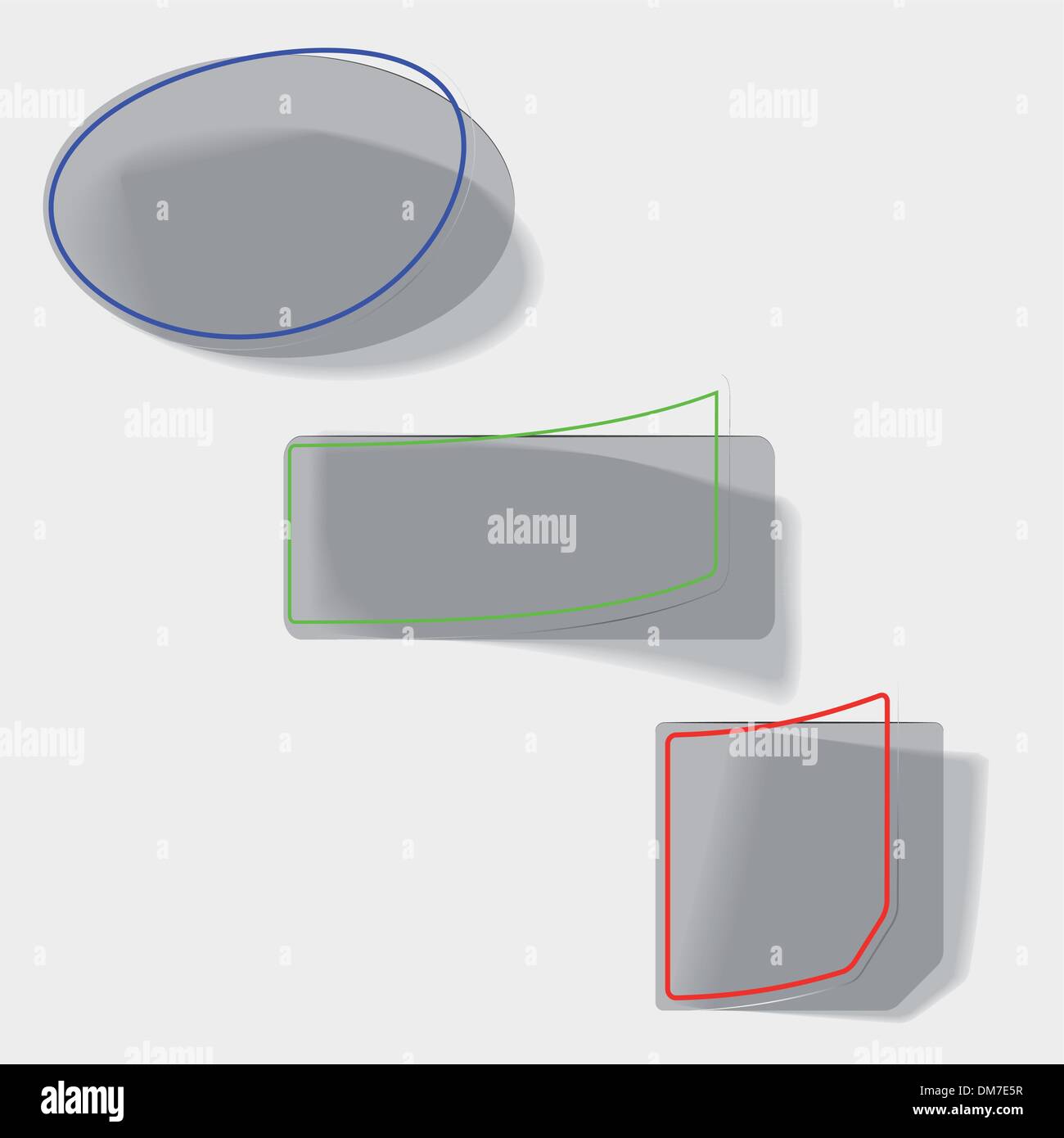 Advertising coupons Stock Vector