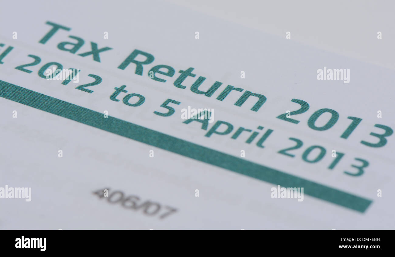 Hmrc tax return hires stock photography and images Alamy