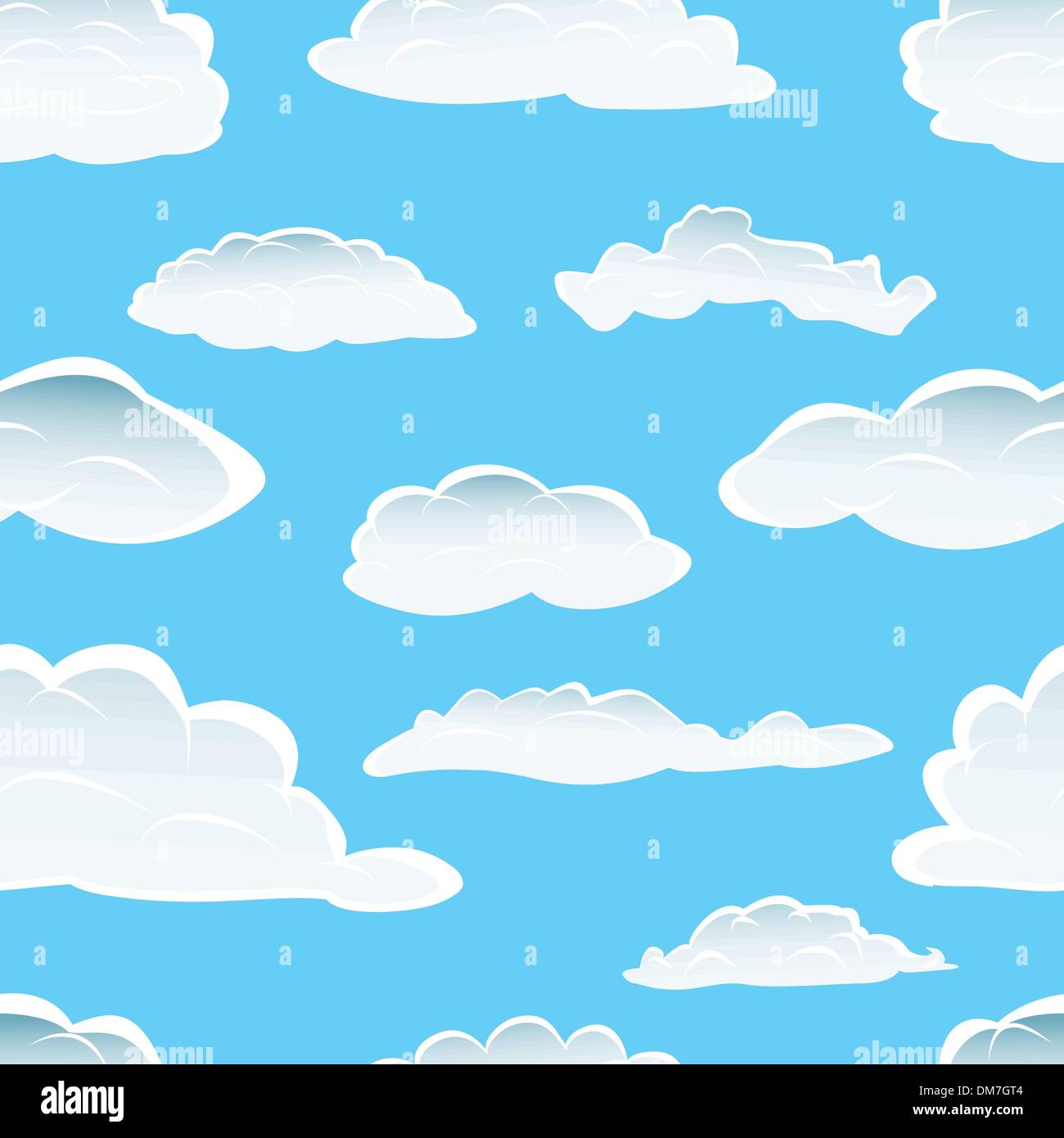 seamless cloud background Stock Vector