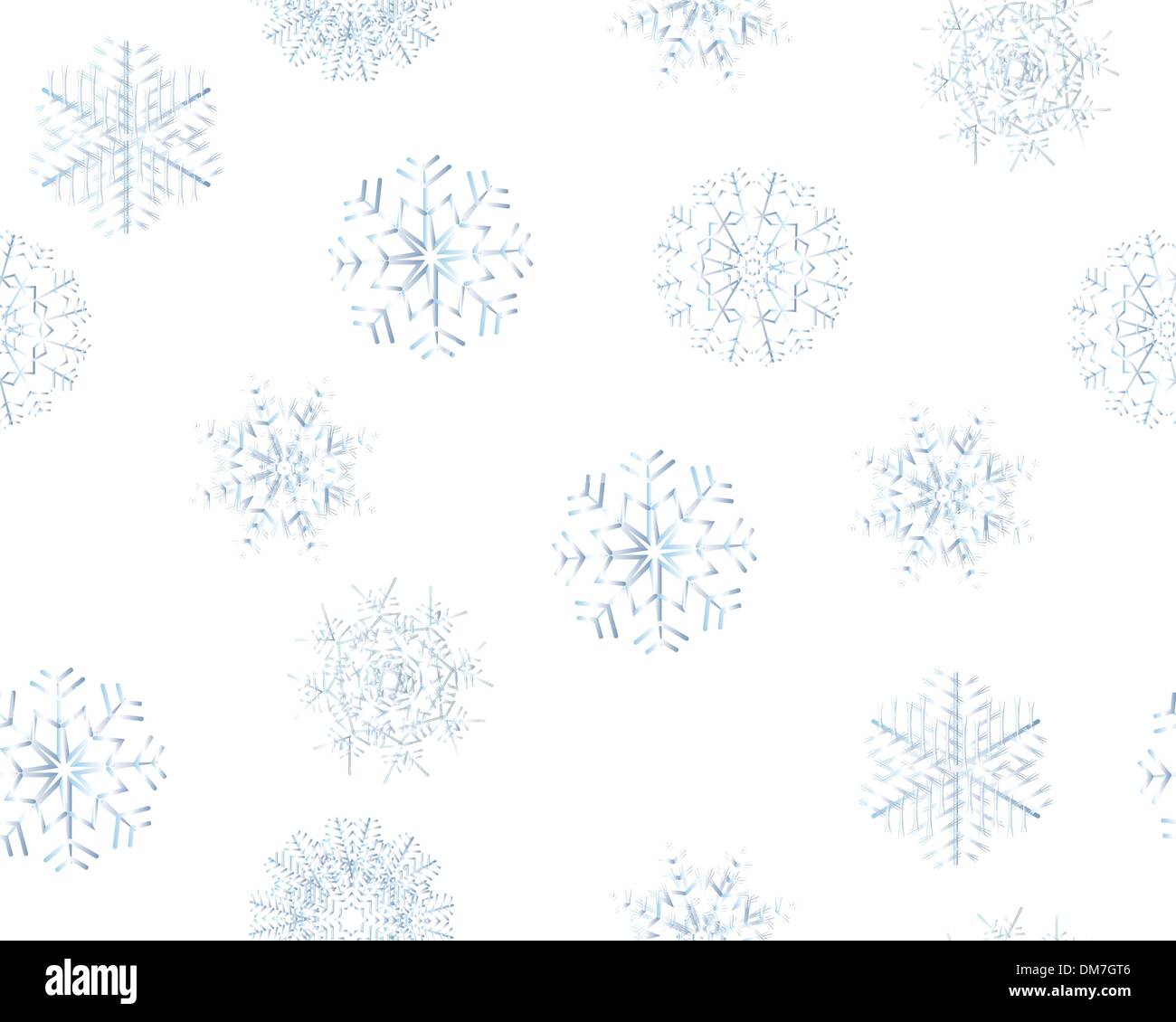Star seamless snowflakes background Cut Out Stock Images & Pictures - Alamy