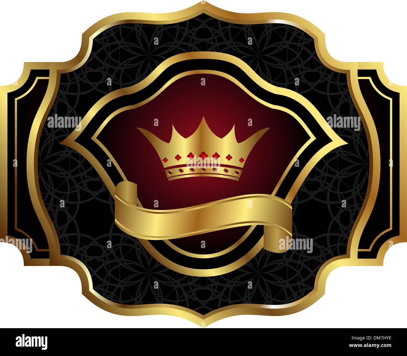 color decorative ornate gold frame Stock Vector Image & Art Alamy