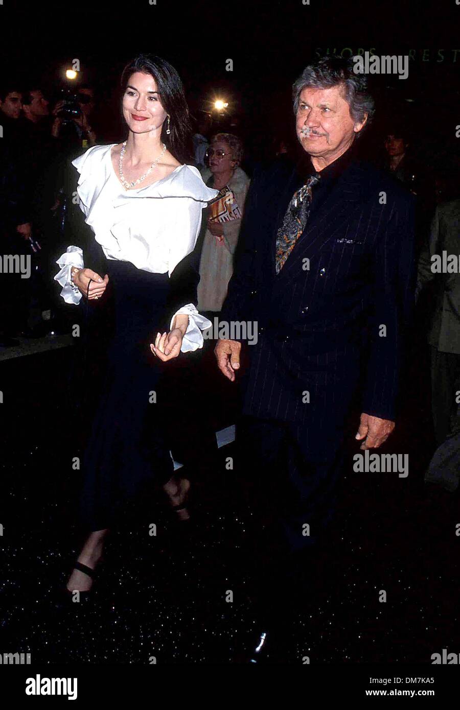 Dec 27 2002 1993 Charles Bronson Kim Weeks Lisa Rose Charlesbronsonretro Credit Image