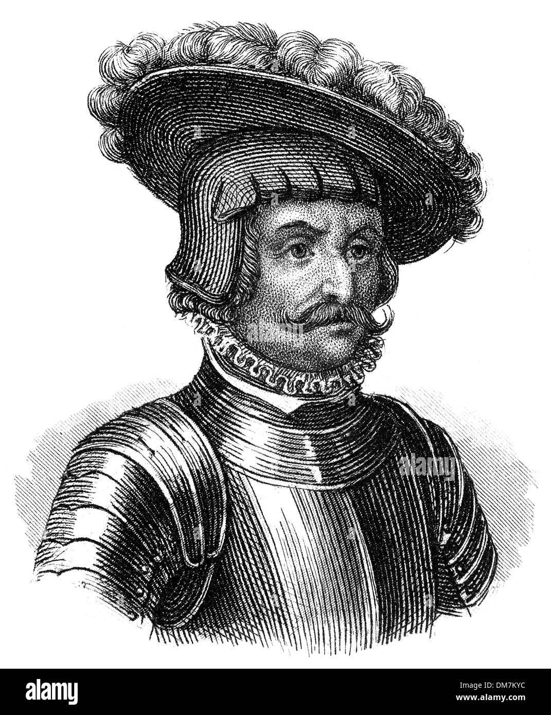 Albert III or Albrecht III., Albert Achilles, Albrecht Achilles, 1414 - 1486, a Prince-elector of the Margraviate of Brandenburg Stock Photo