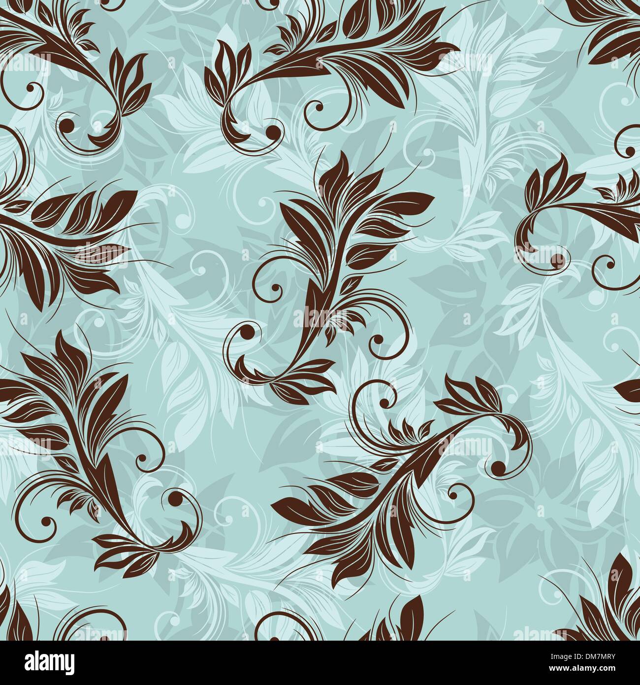 floral seamless background Stock Vector Image & Art - Alamy