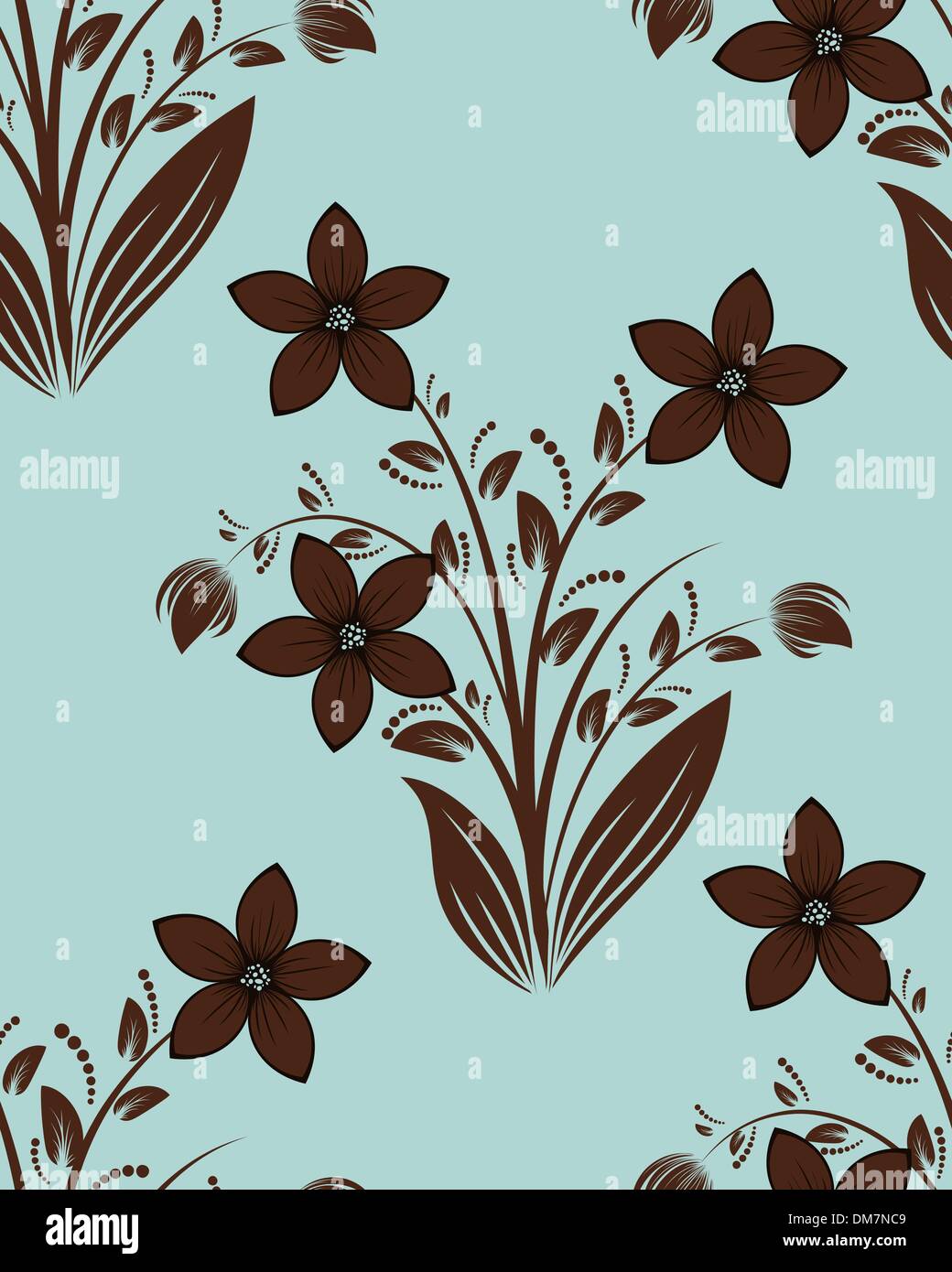 floral seamless background Stock Vector Image & Art - Alamy