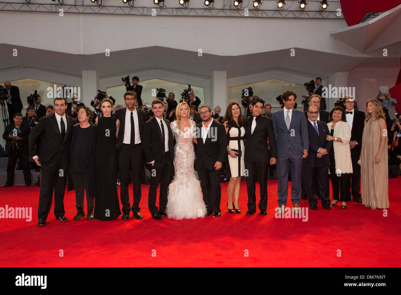 Maika Monroe Zac Efron with cast 69th Venice Film Festival - At Any