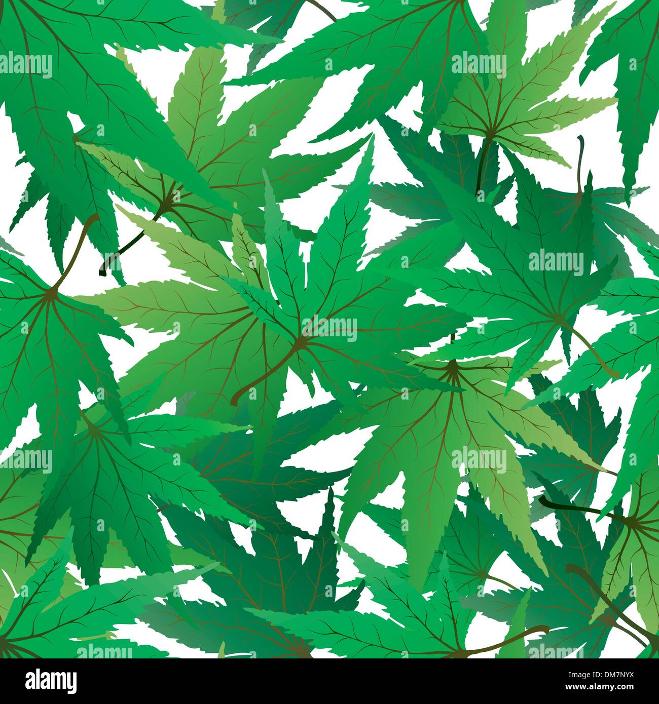 seamles maple leaves Stock Vector