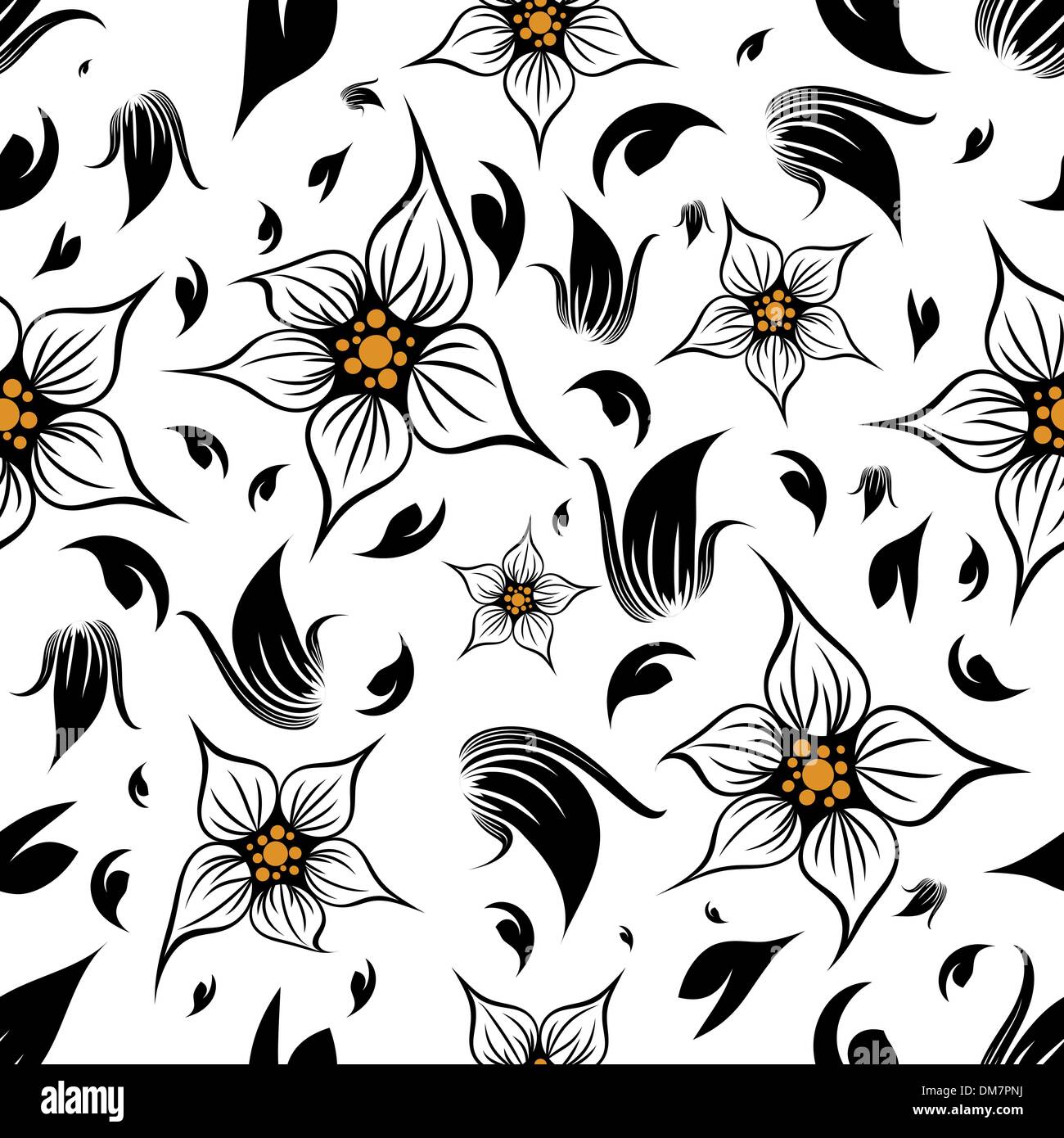 seamless floral background Stock Vector Image & Art - Alamy