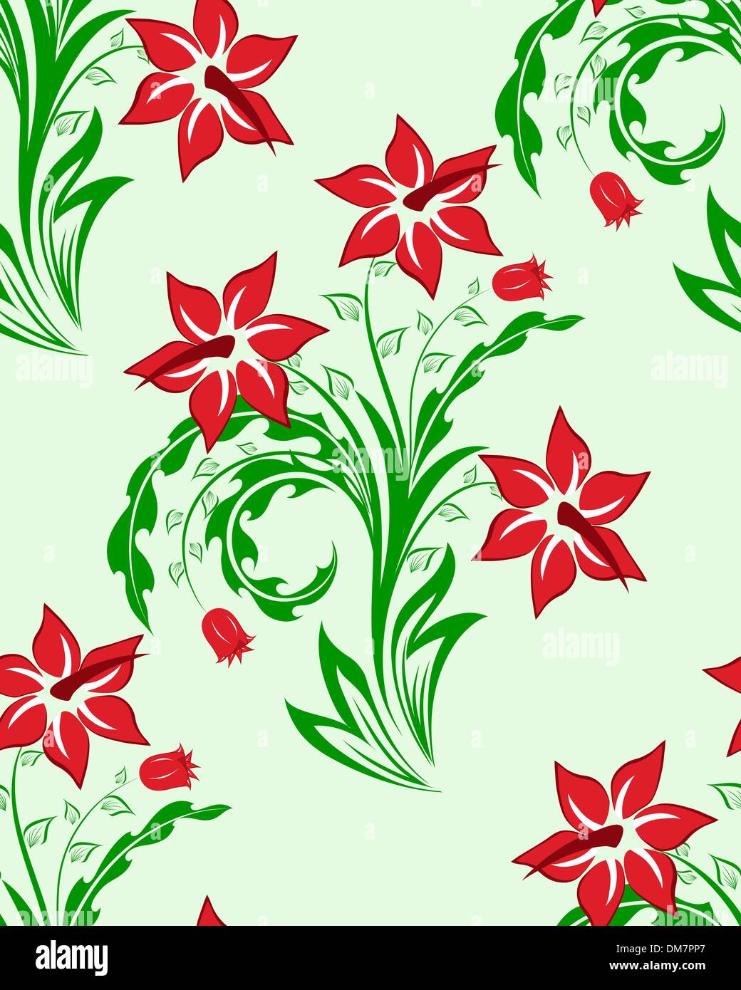 seamless floral background Stock Vector Image & Art - Alamy