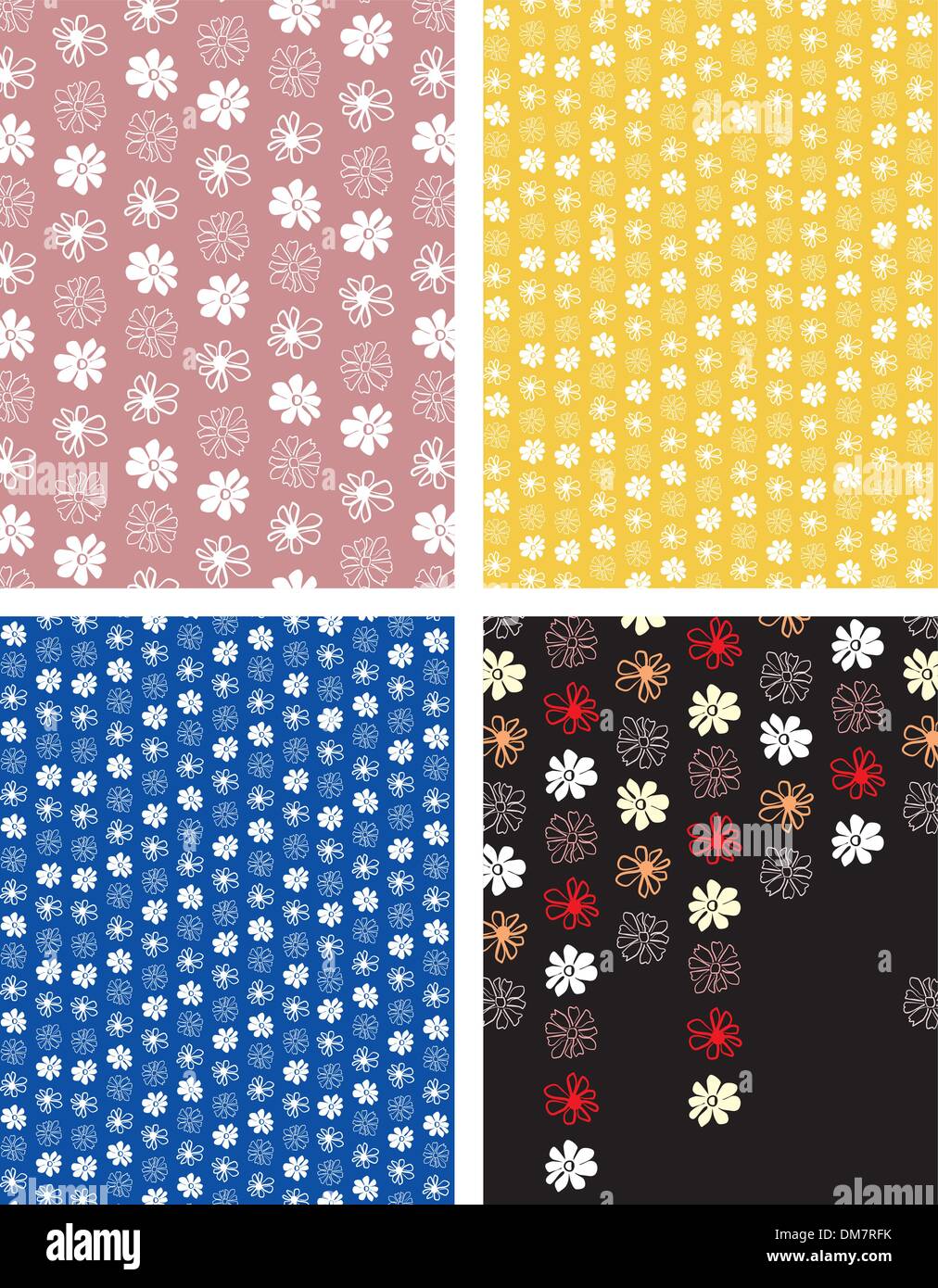 Flower Background 1 Stock Vector Image & Art - Alamy