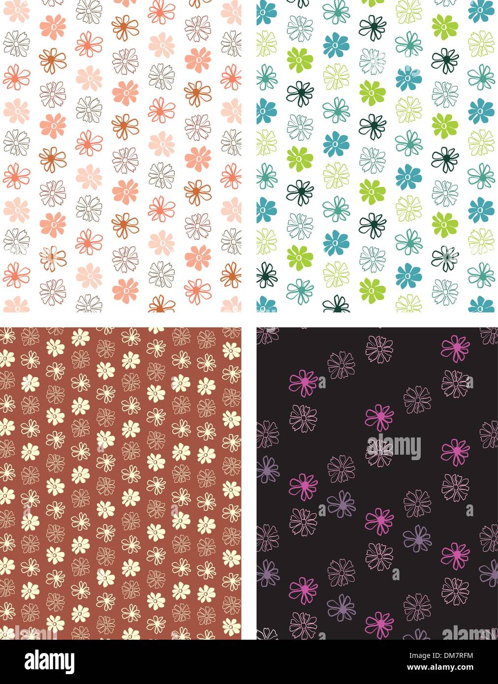 Flower Background 2 Stock Vector Image & Art - Alamy