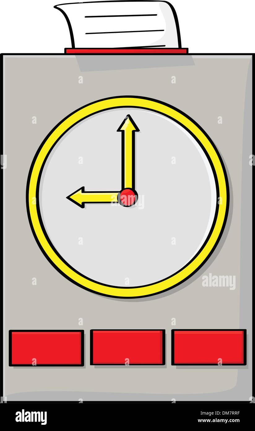 Old time punch clock hires stock photography and images Alamy