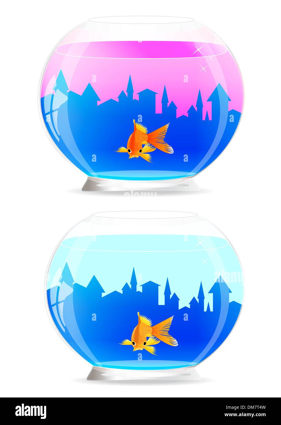 2 Goldfish Bowl: Over 109 Royalty-Free Licensable Stock Vectors & Vector  Art