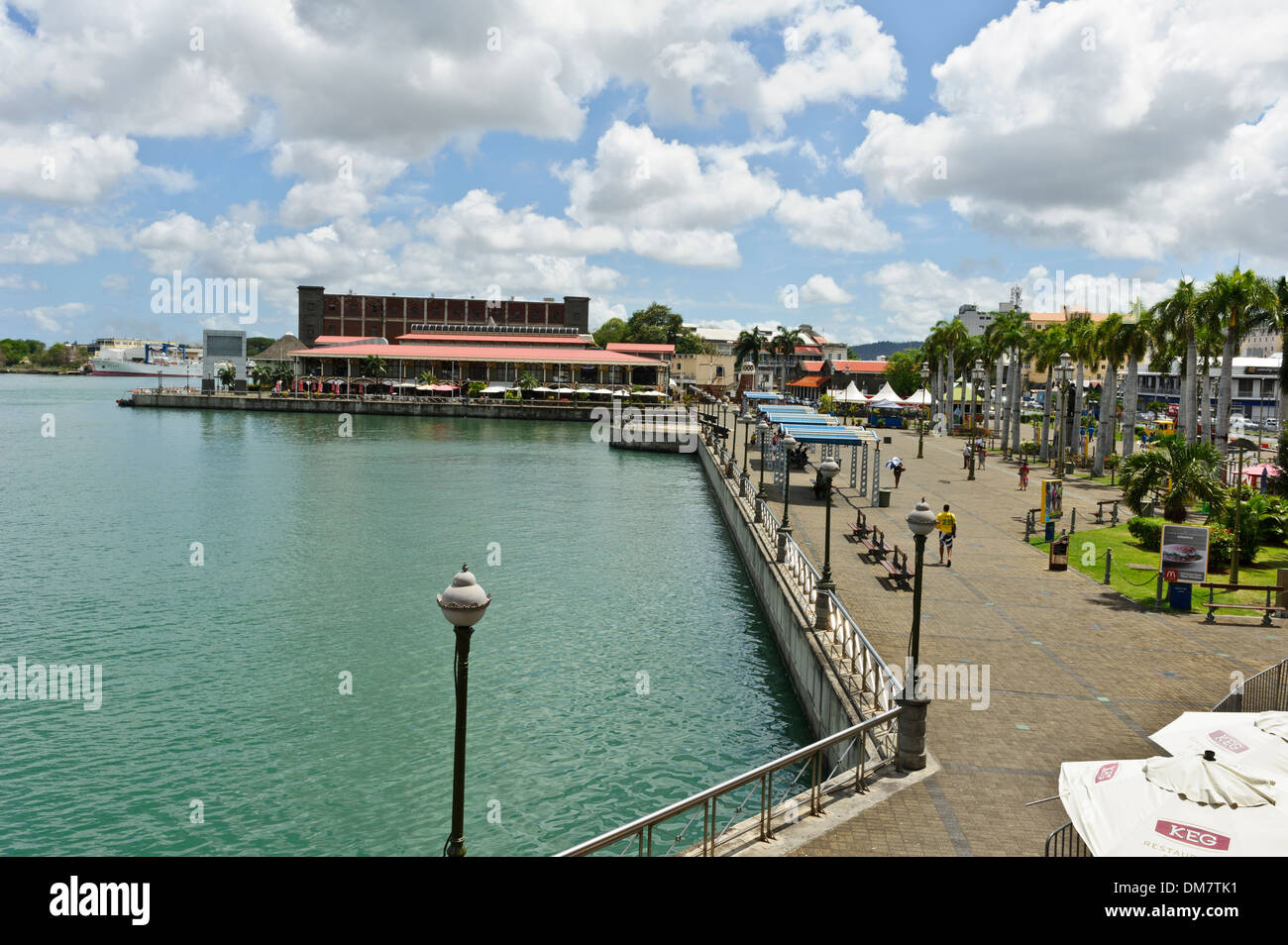 Caudan Waterfront, Port Louis, Mauritius. Stock Photo