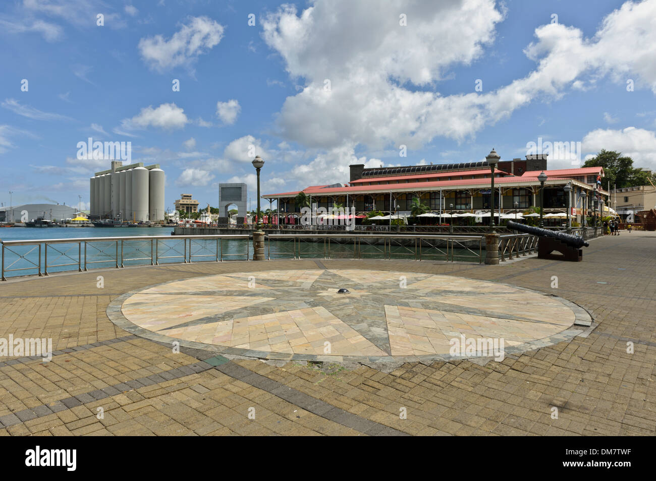 Caudan Waterfront, Port Louis, Mauritius. Stock Photo