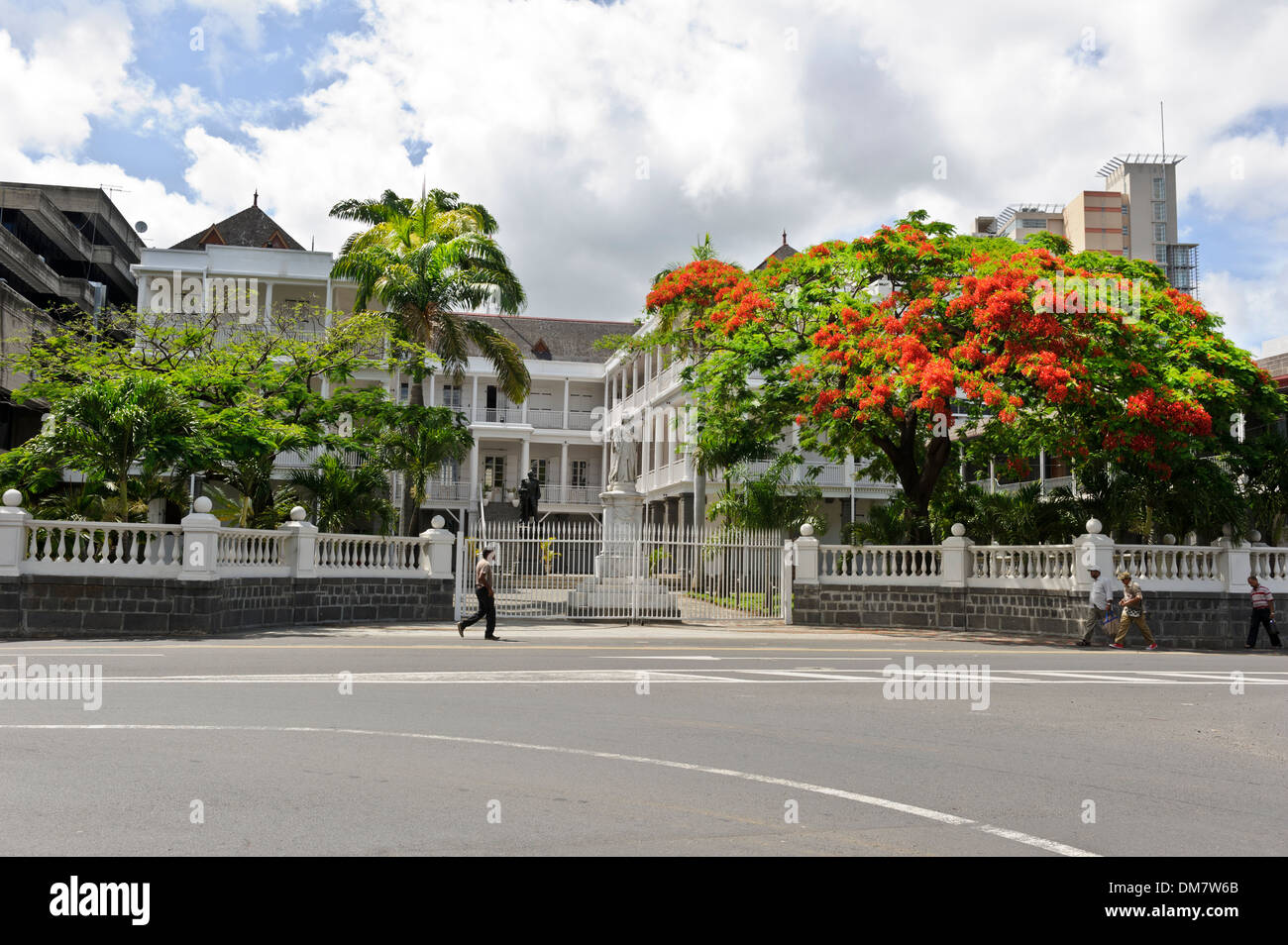 The Government House, Port Louis, Mauritius Stock Photo Alamy