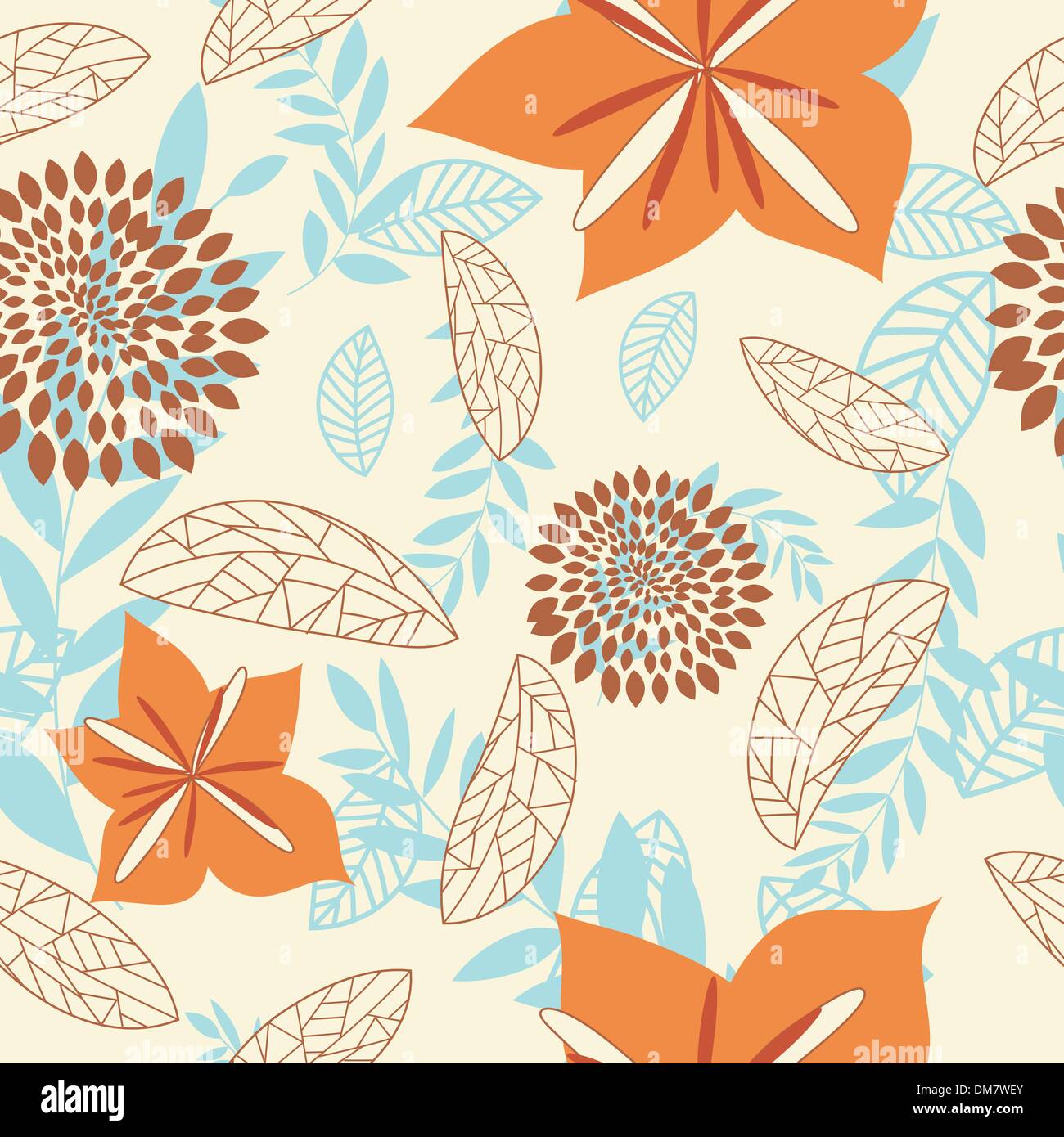seamless floral background Stock Vector Image & Art - Alamy