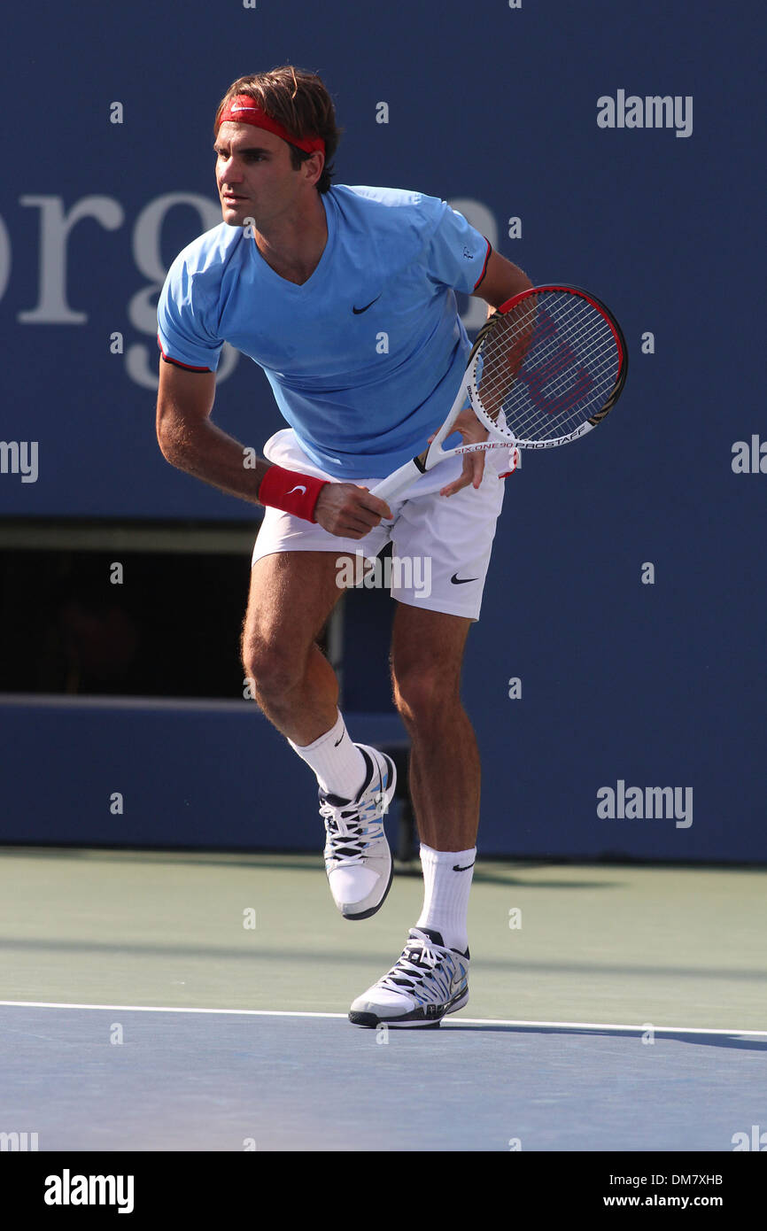 Roger federer us open hi-res stock photography and images - Alamy