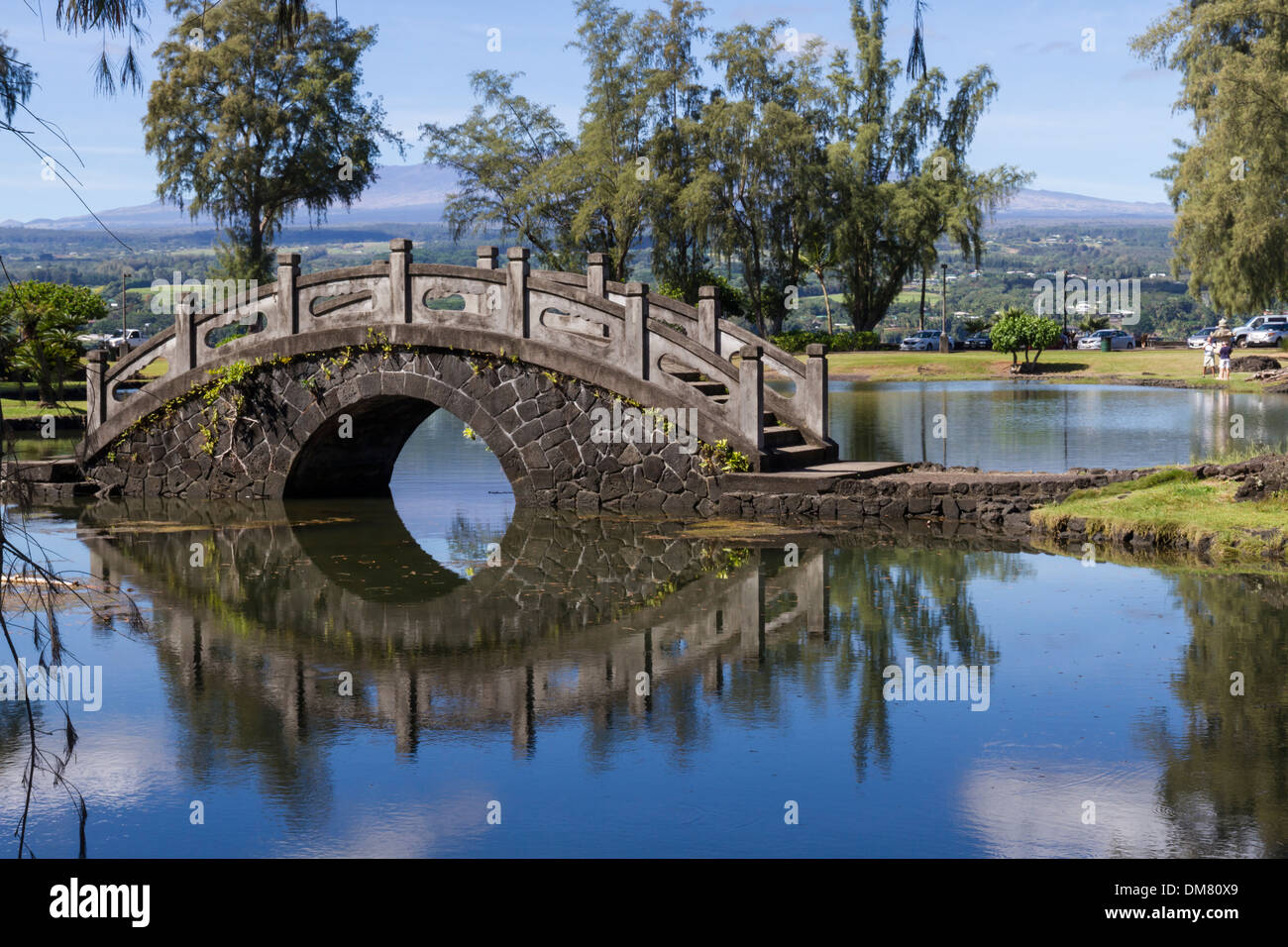 USA, Hawaii, Hawaii (Big) Island, Hilo, Liliuokalani gardens Stock ...