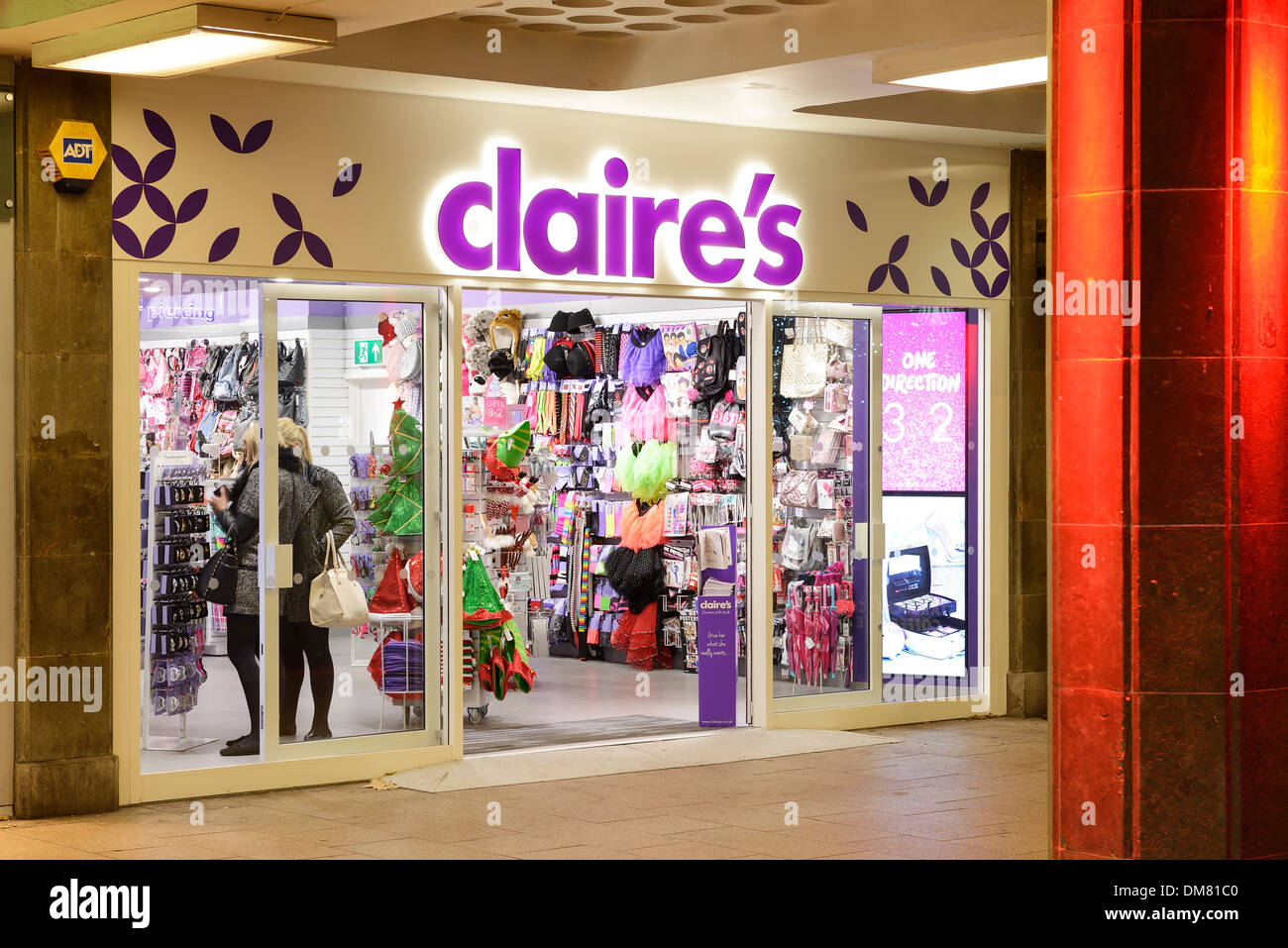 Exterior of a Clair's shop in Coventry city centre Stock Photo