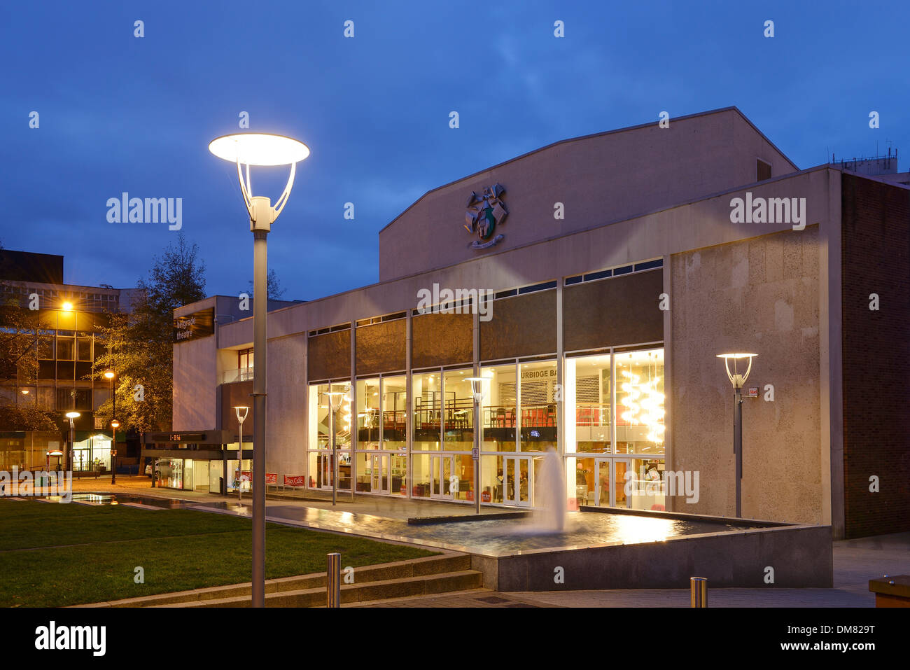 The Belgrade Theatre in Coventry city centre UK Stock Photo