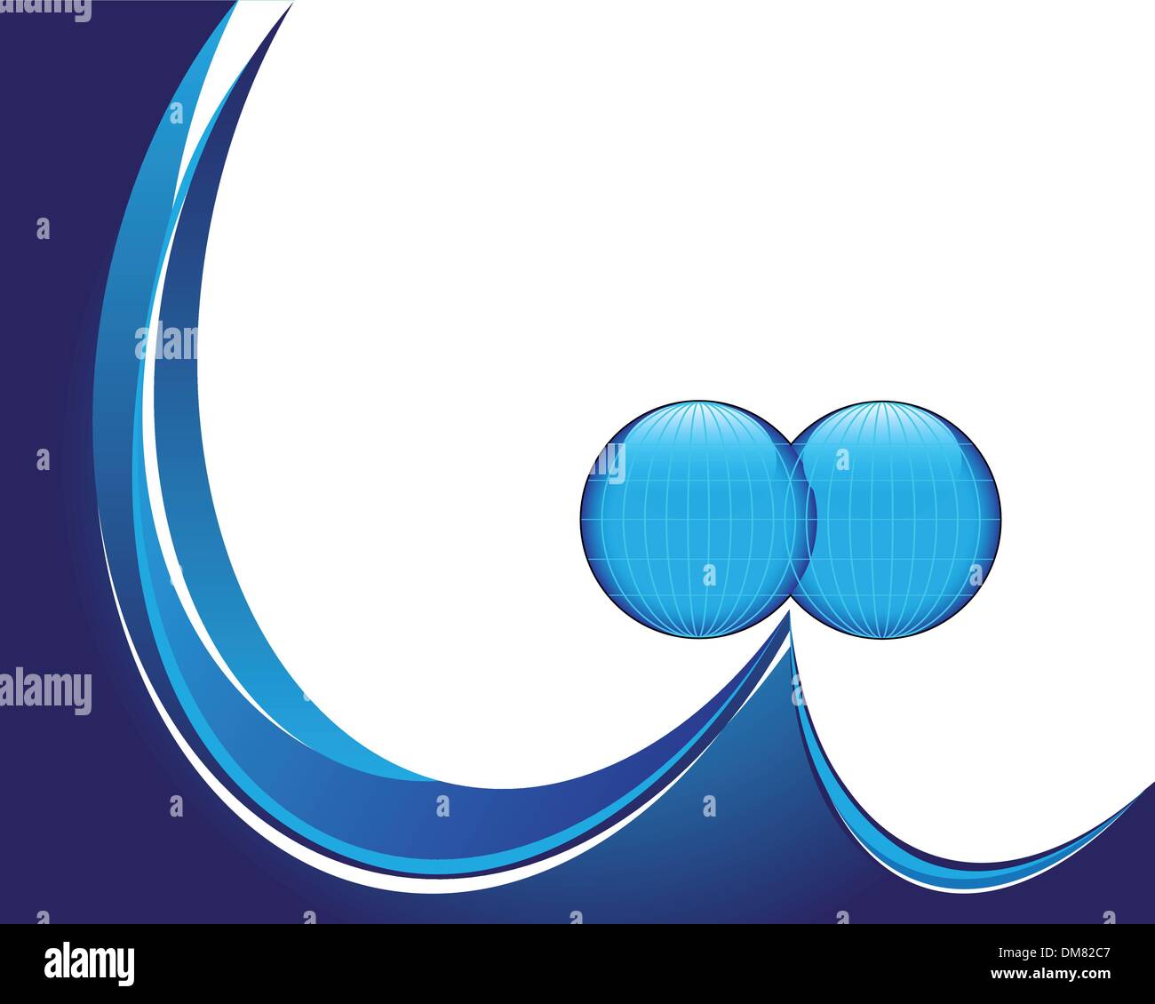 Atlantic cable map Stock Vector Images - Alamy