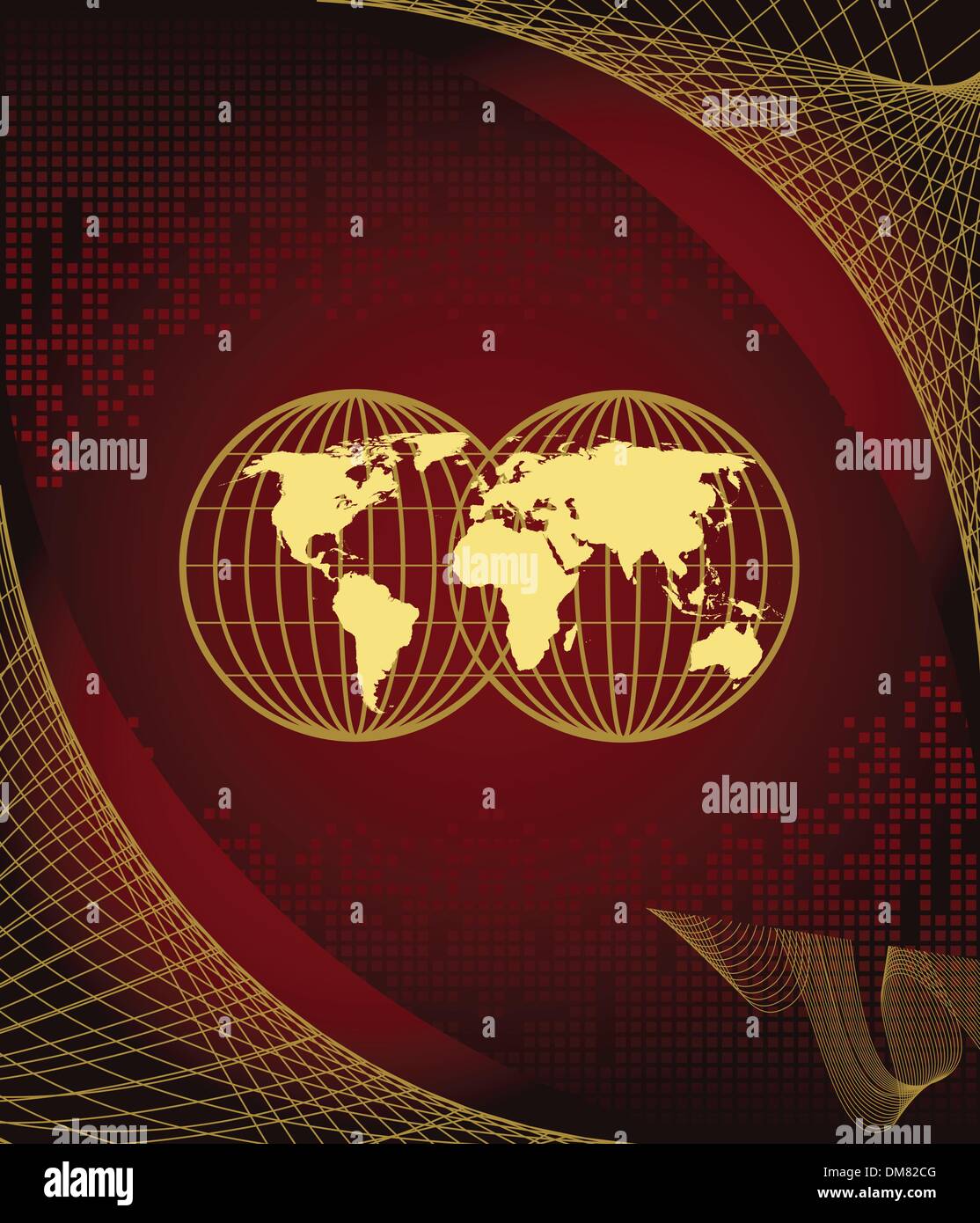 Atlantic cable map Stock Vector Images - Alamy