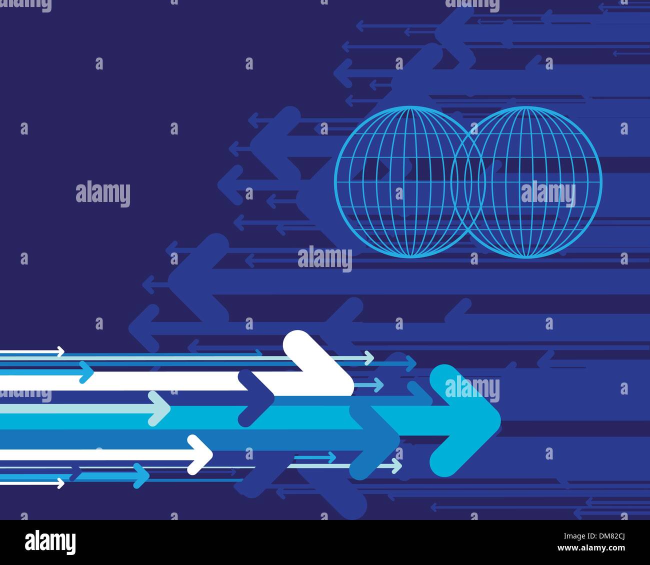 Atlantic cable map Stock Vector Images - Alamy