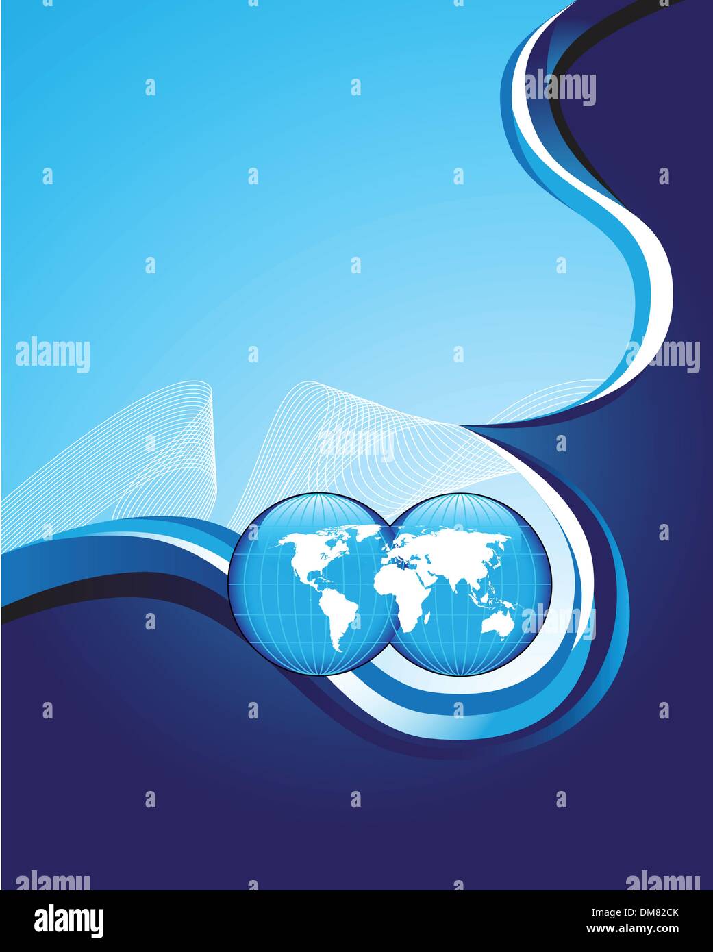 Atlantic cable map Stock Vector Images - Alamy