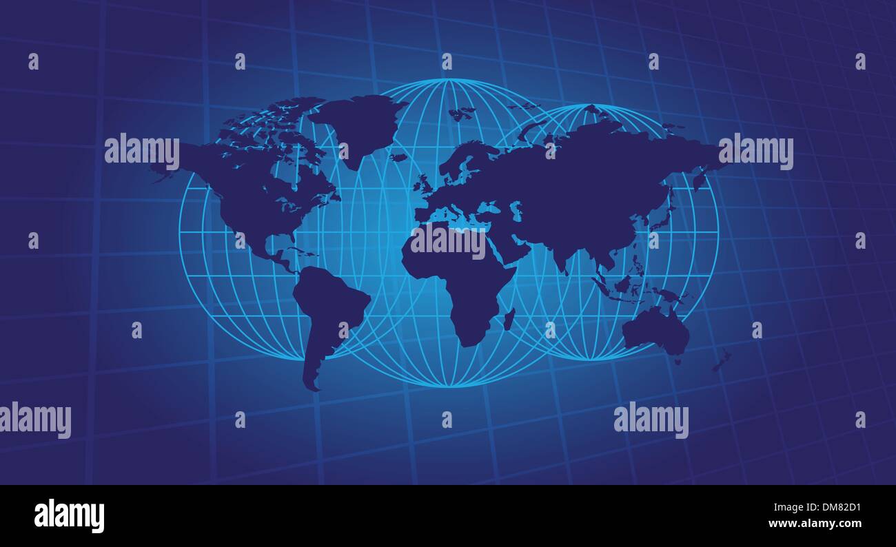 Atlantic cable map Stock Vector Images - Alamy