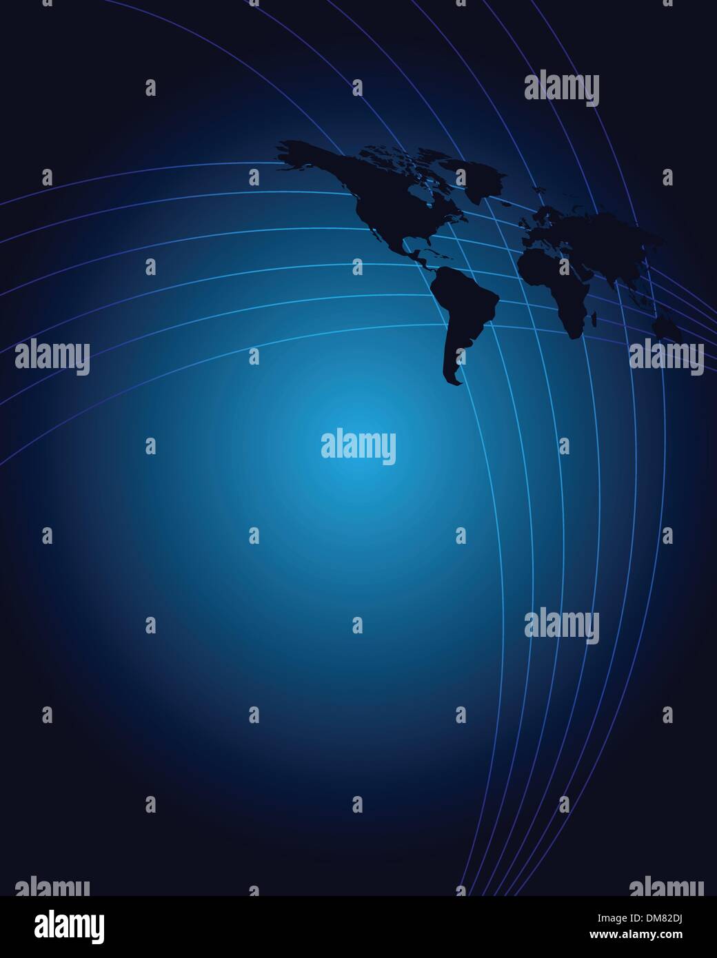 Atlantic cable map Stock Vector Images - Alamy